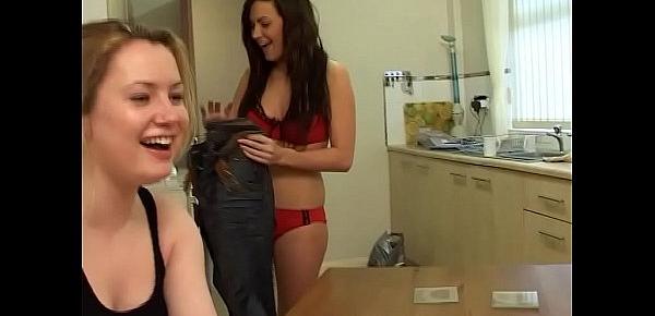  Amber, Bex and Maisie play Strip High Low